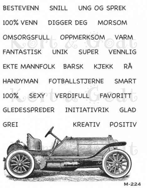 Kort & Godt - M-224 - Bestevenn