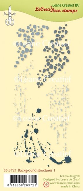 Hovedbilde Leane Creatief - 55.3721 - Stamp - Background structures 1