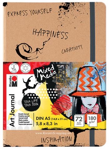 Hovedbilde Marabu - Mixed Media Art Journal A5