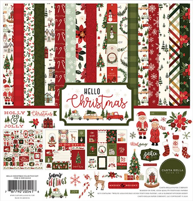 Hovedbilde Carta Bella - Hello Christmas - 12x12 Collection Kit