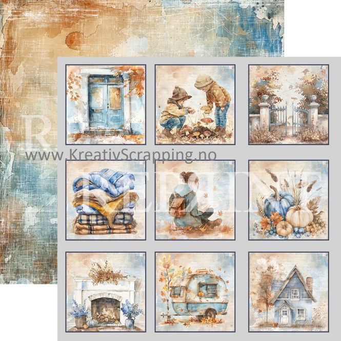 Hovedbilde Reprint - 12x12 - CRP080 - Hello Fall - Paper Pack
