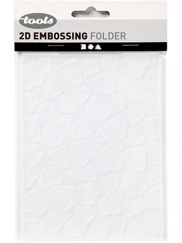 Creotime - Embossing folder - 11772 - Hjerter