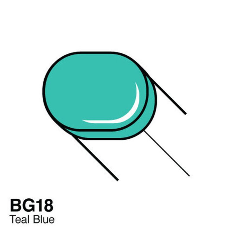 Copic - Sketch Marker - BG18 - TEAL BLUE 