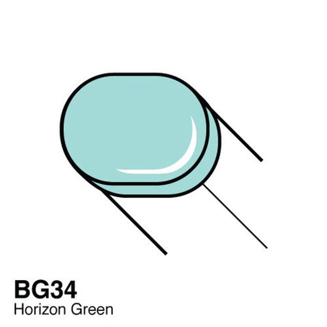 Hovedbilde Copic - Sketch Marker - BG34 - HORIZON GREEN
