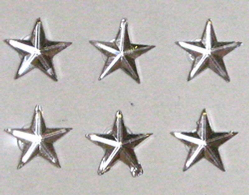 Kort & Godt - Stickers - Diamantstjerner - 10mm - klar 0251