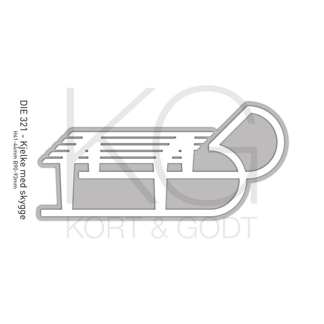 Hovedbilde Kort & Godt - Die 321 - Kjelke med skygge