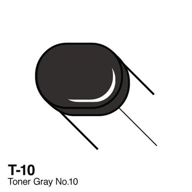 Hovedbilde Copic - Sketch Marker - T-10 - TONER GRAY NO.10
