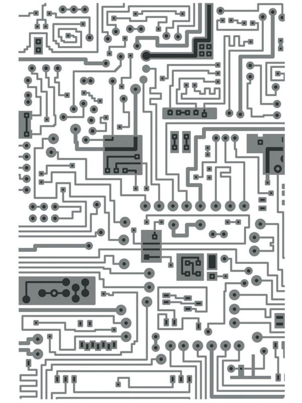 Sizzix - 665372 - 3-D Texture Fades - A6 - Circuit