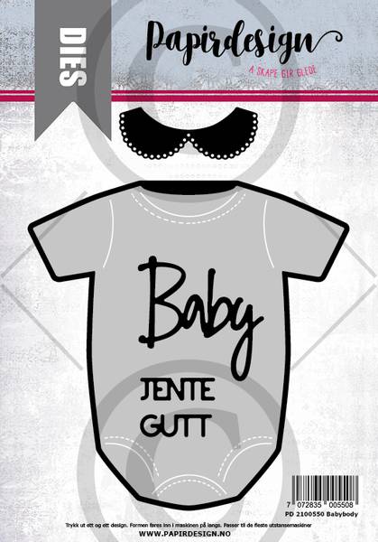 Papirdesign Dies PD2100550 - Babybody
