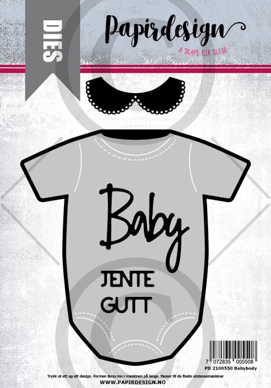 Papirdesign Dies PD2100550 - Babybody
