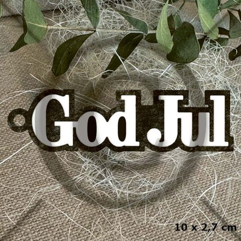 Hovedbilde Papirdesign Dies PD 1484 - God Jul tag 2