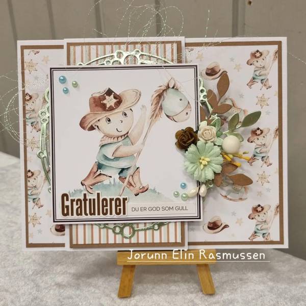 Jorunns Scrapperier - 2022-01 - Barndom - Cowboy Cane