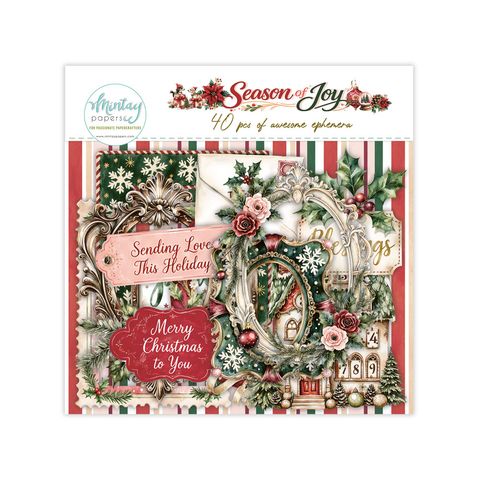 Hovedbilde Mintay - SOJ - Season of Joy - Paper Ephemera - 40 pcs