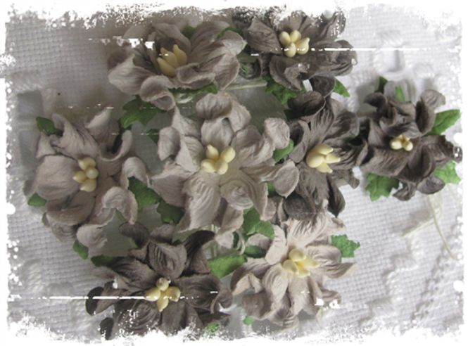 Hovedbilde Papirdesign - Gardenia, små - Grå