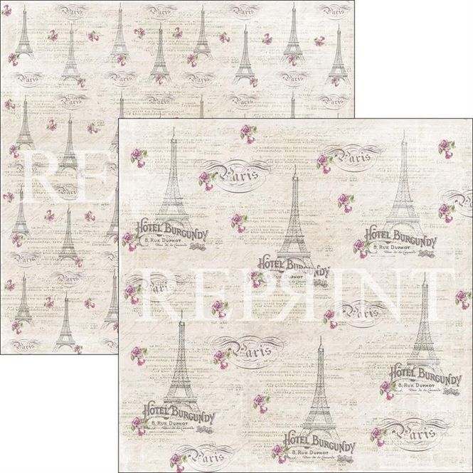 Hovedbilde Reprint - 12x12 - RP0272 - Lilac Paris Collection - Paris