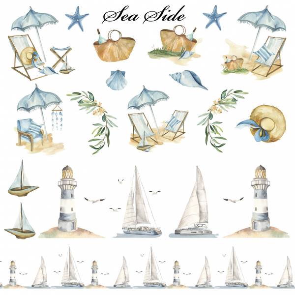 Reprint - 12x12 - CRP039 - Seaside Collection pack