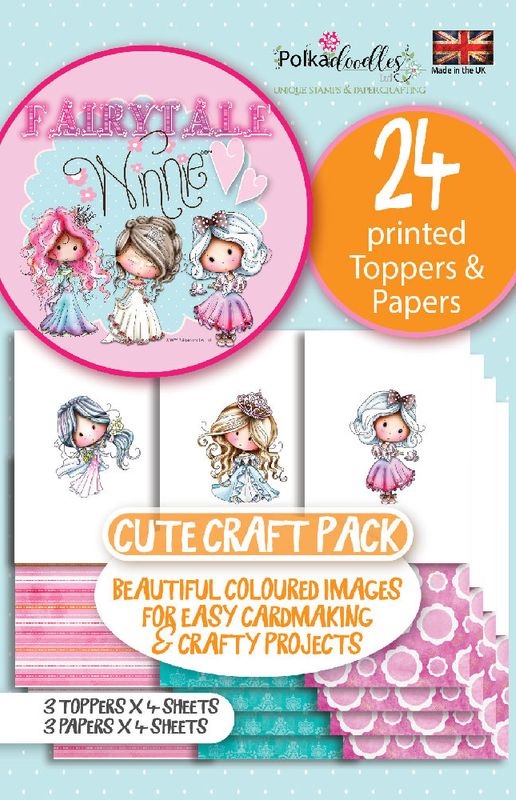 Polkadoodles - A6 Topper Craft Pack - Winnie & Friends Fairytale