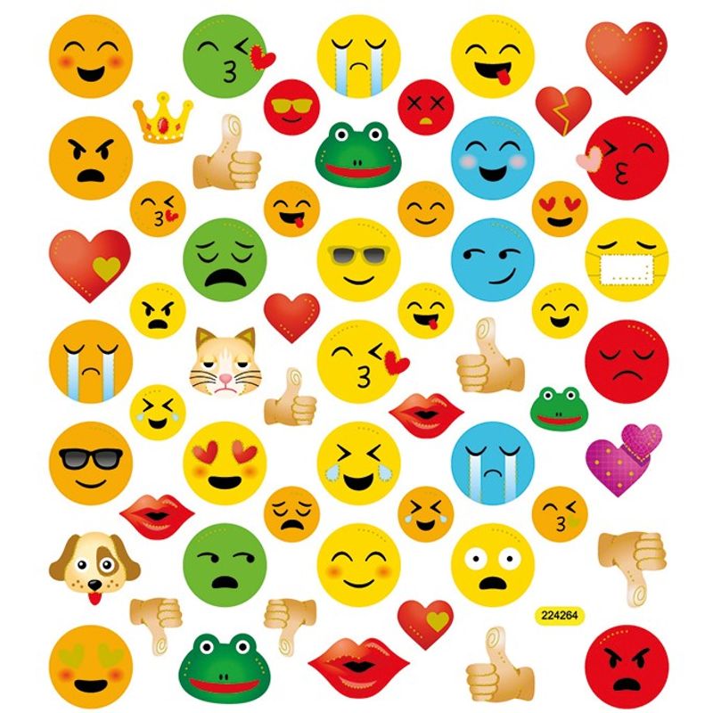 Klistremerker - 0437 - Smileys