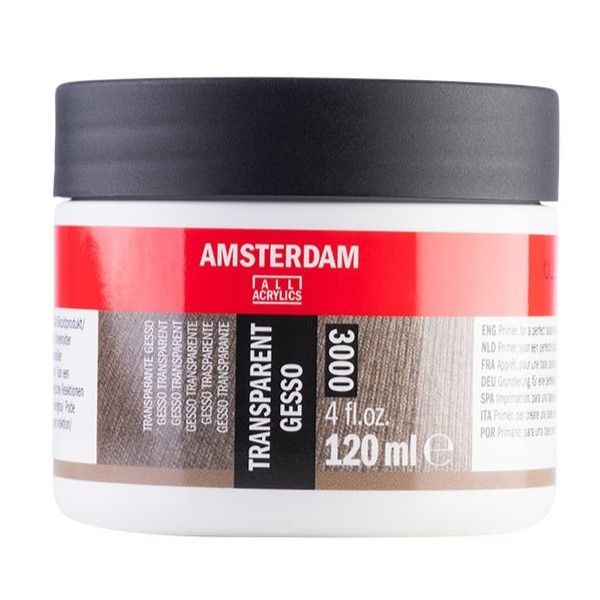 Amsterdam - 3000 - Gesso - Transparent - 120ml