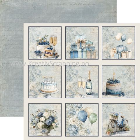 Hovedbilde Reprint - 12x12 - RP0714 - Hip Hip Hooray - Tags Hooray