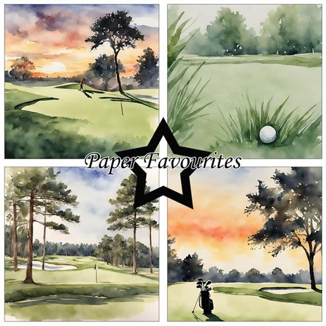 Hovedbilde Paper Favourites - 6x6 Paper Pad - PF288 - Golfing
