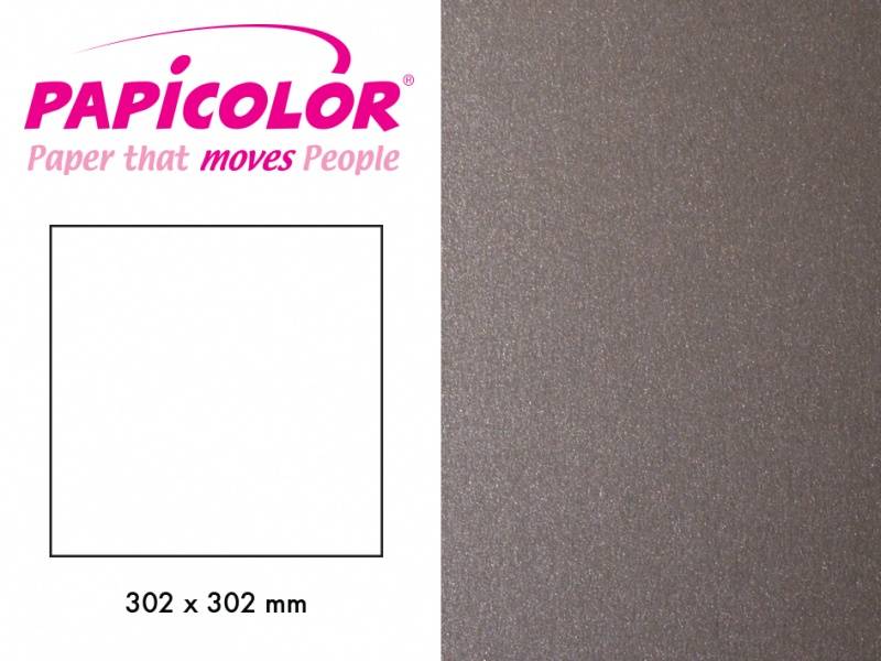 Papicolor - Kartong 12x12 - 332 - Metallic 250g - Steel