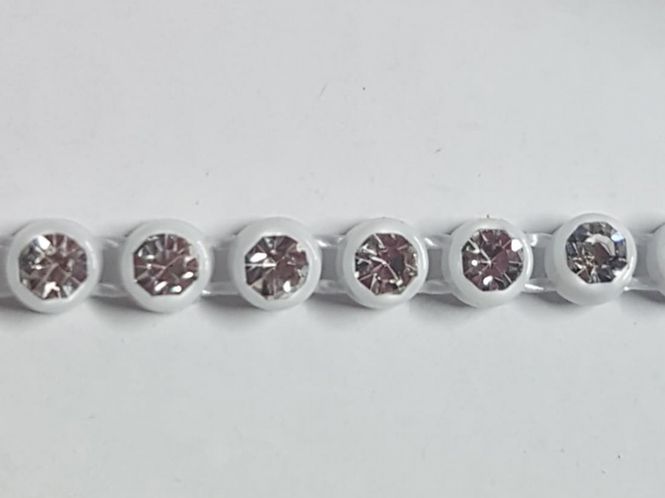 Hovedbilde Kort & Godt - RI144 - Bånd med Bling - 3mm - Metervare
