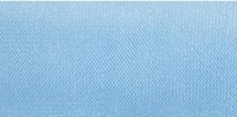 Tyll - Shiny Tulle Mesh - 6 inch - Baby Blue - Metervare