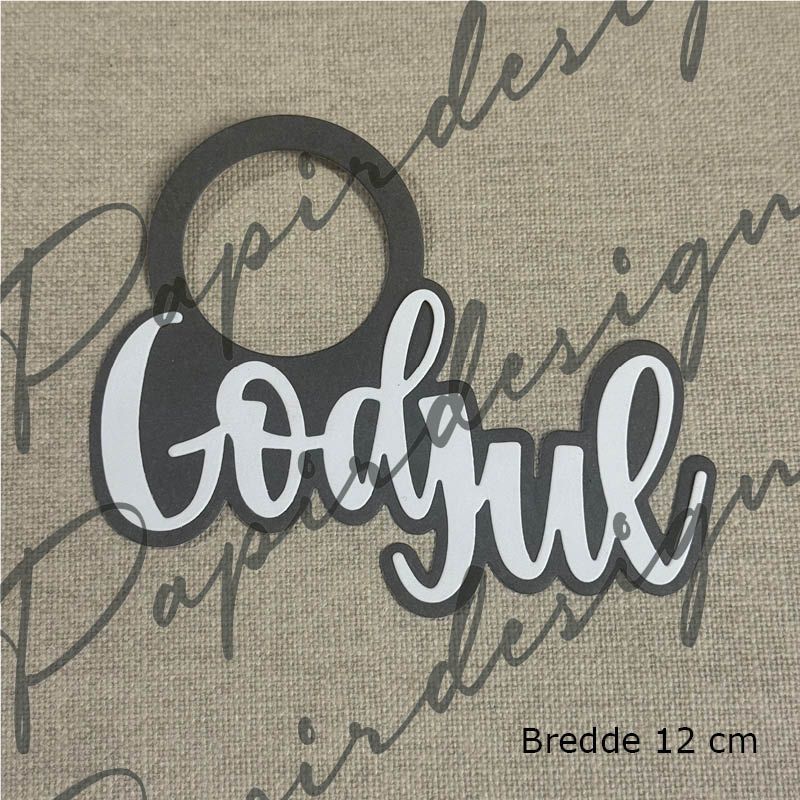 Papirdesign - Dies - PD 1676 - God jul, flasketag 2