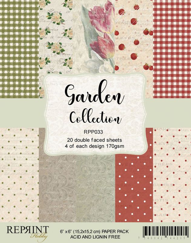 Reprint - 6x6 - RPP033 - Garden Collection pack