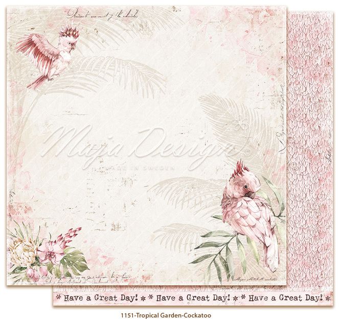 Hovedbilde Maja Design - 1151 - Tropical Garden - Cockatoo