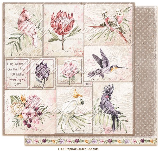 Hovedbilde Maja Design - 1162 - Tropical Garden - Die cuts