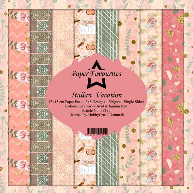 Hovedbilde Paper Favourites - 6x6 Paper Pad - PF135 - Italian Vacation