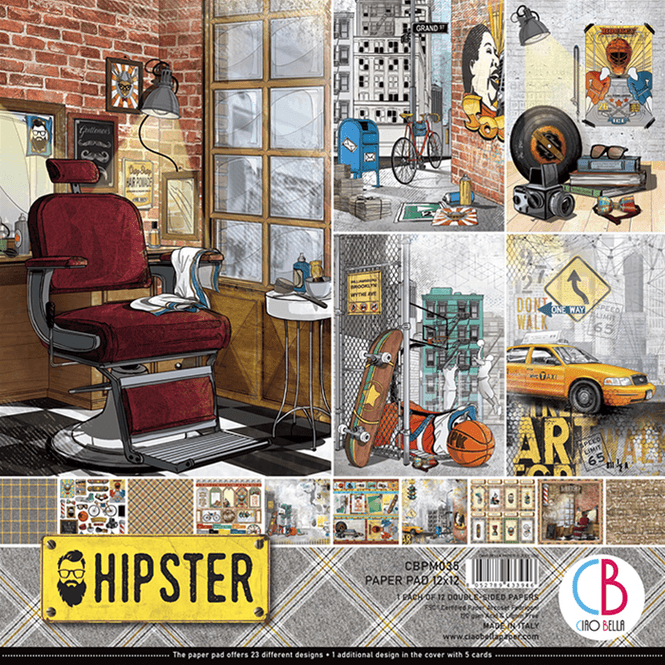 Hovedbilde Ciao Bella - 035 - 12x12 Paper Pad - Hipster - 12pk