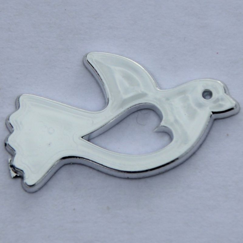Due - 22x12 mm - Sølv - 10 stk