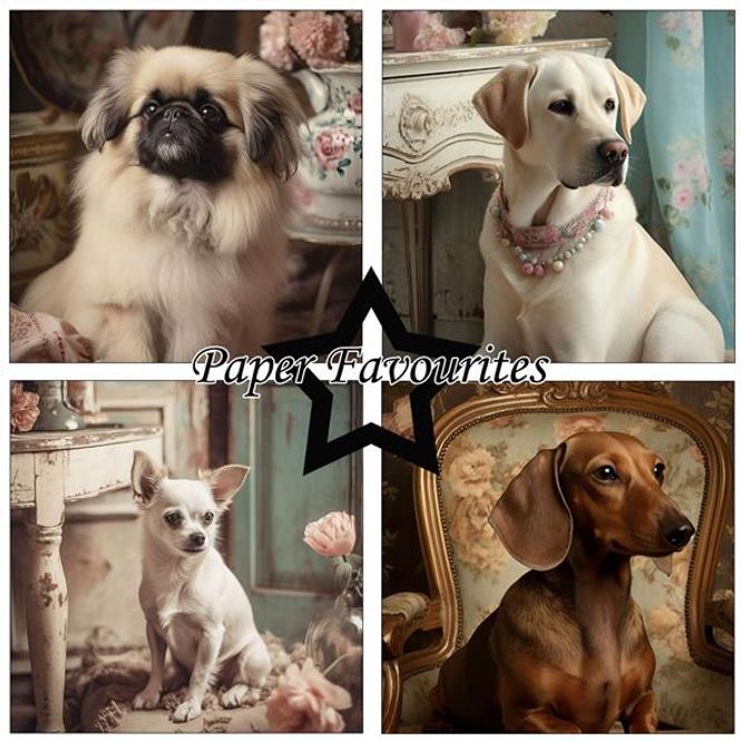 Hovedbilde Paper Favourites - 6x6 Paper Pad - PF282 - Shabby Dogs