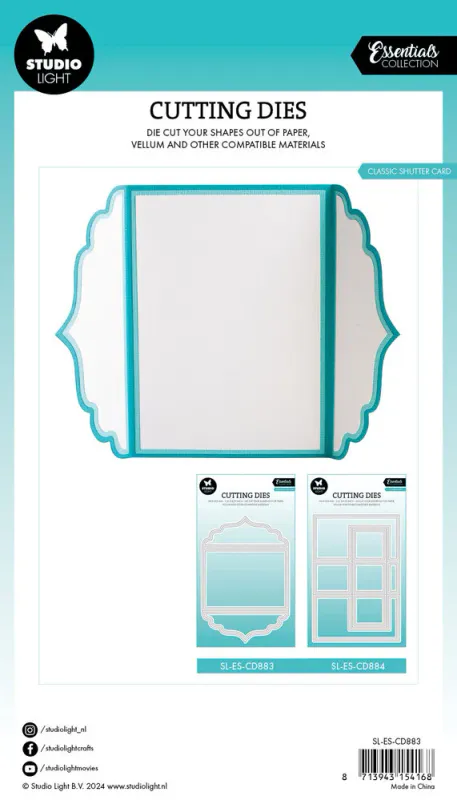 Studio Light - Dies - CD883 - Essentials - Classic Shutter Card