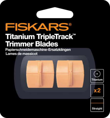 Hovedbilde Fiskars - Reserve kniv - Titanium TripleTrack Trimmer Blades - 2pk