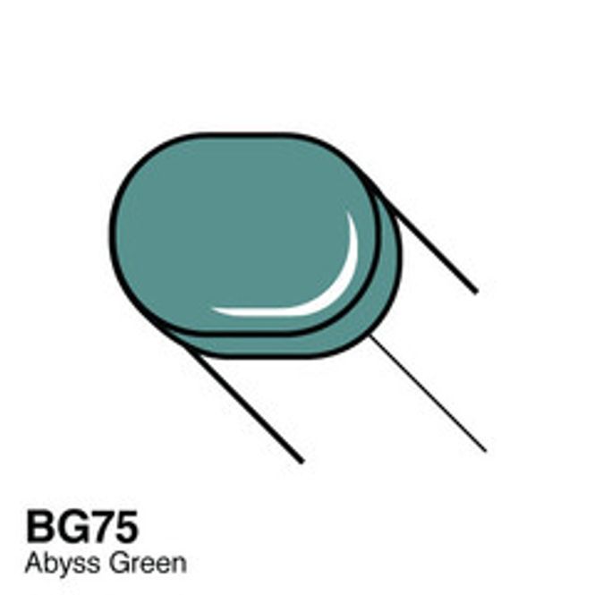 Hovedbilde Copic - Sketch Marker - BG75 - ABYSS GREEN