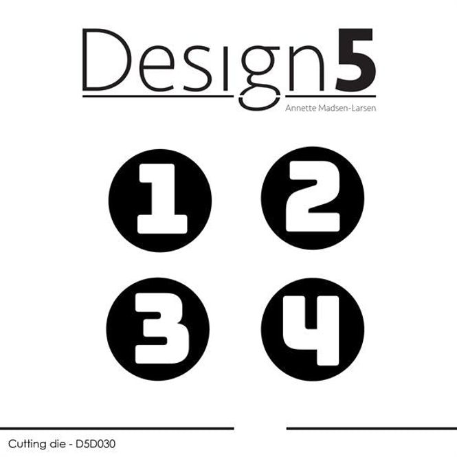 Hovedbilde Design5 - Dies - D5D030 - Adventh Numbers 1-4