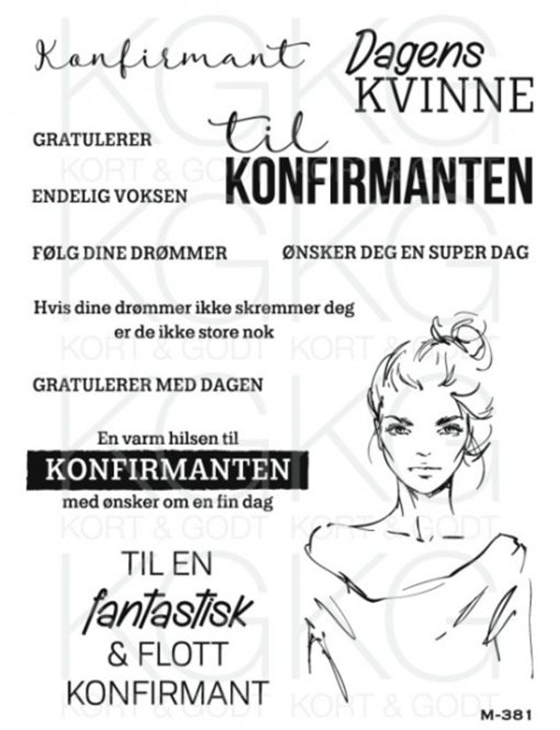 Hovedbilde Kort & Godt - M-381 - Dagens kvinne