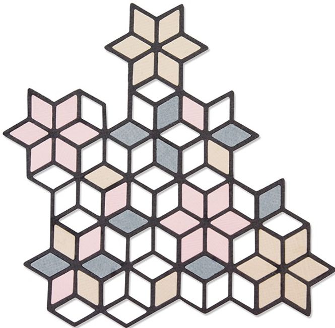 Hovedbilde Sizzix - Thinlits - 661741 - Diamond Cluster