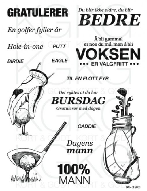 Hovedbilde Kort & Godt - M-390 - Voksen er valgfritt