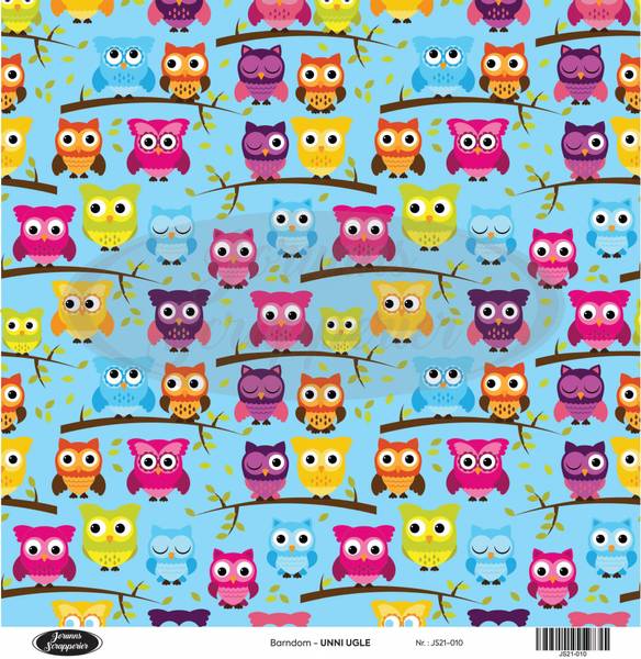 Jorunns Scrapperier - JS21-010 - Barndom - Unni Ugle