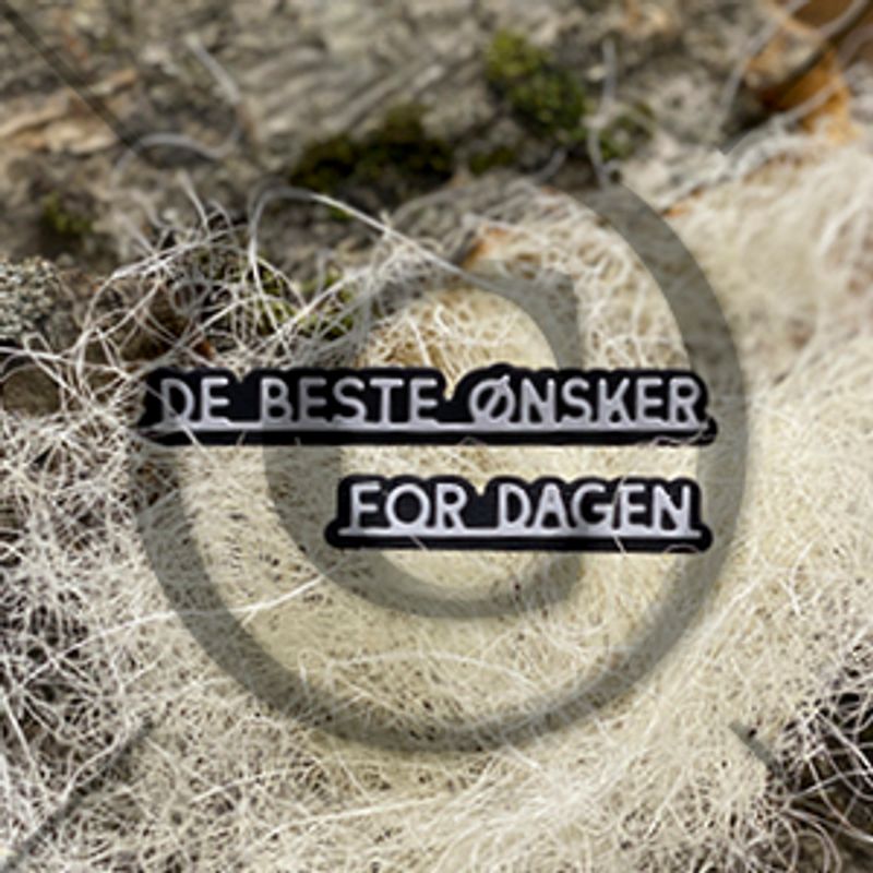Papirdesign Dies PD2100662 - Små ord 4, beste ønsker