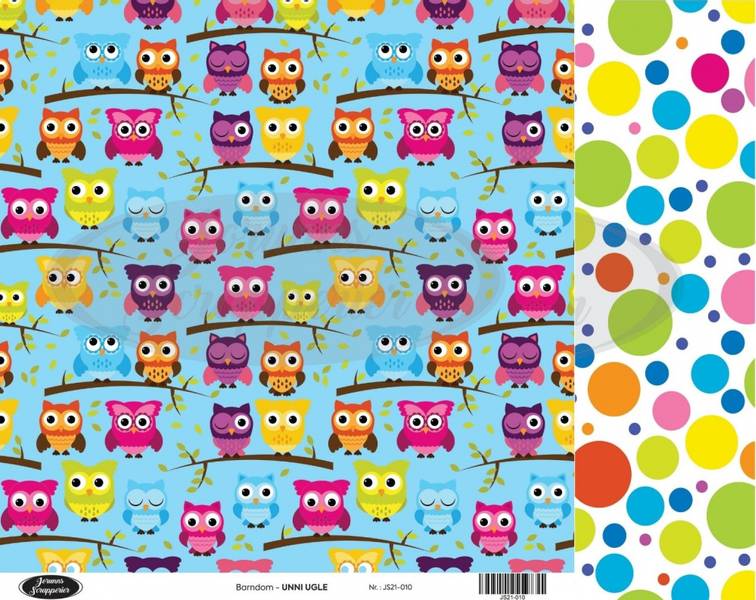 Jorunns Scrapperier - JS21-010 - Barndom - Unni Ugle