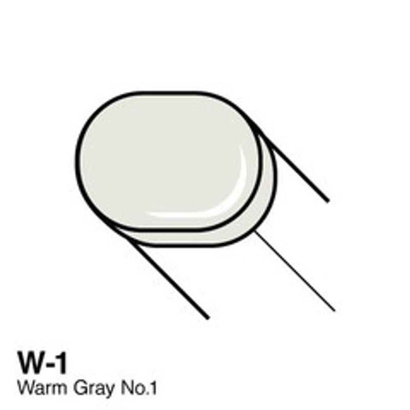 Copic - Sketch Marker - W1 - WARM GRAY NO.1