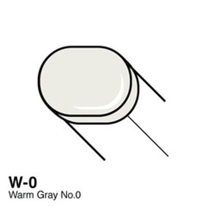 Hovedbilde Copic - Sketch Marker - W0 - WARM GRAY NO.0