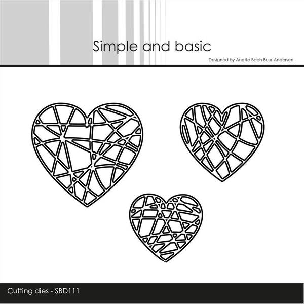 Simple and basic - Dies - SBD111 - String Hearts