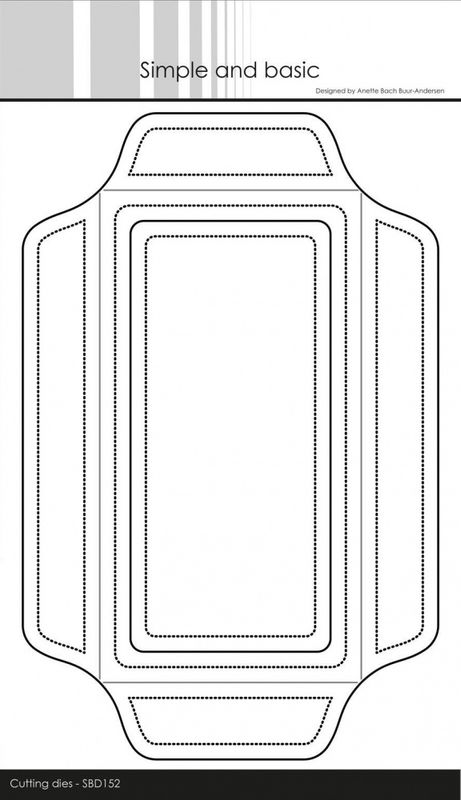 Simple and basic - Dies - SBD152 - Mini Slimcard Envelope